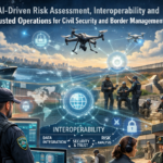 AI-Driven Risk Assessment, Interoperability and Trusted Operations for Civil Security and Border Management